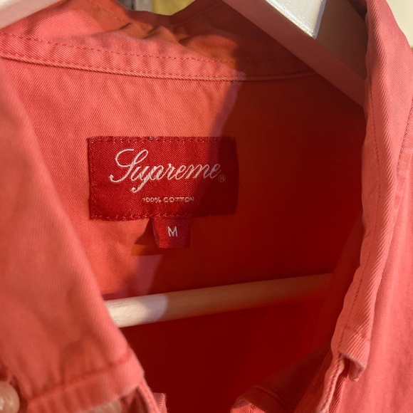 Supreme Pink Button Up Dress Shirt - Picture 3 of 7